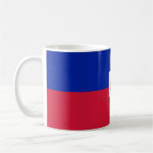 Haitianische Flagge Kaffeetasse (Links)