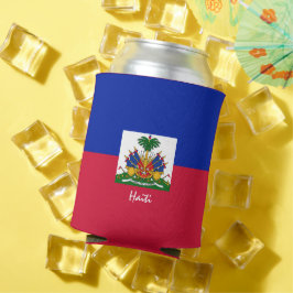 Haitianische Flagge kann kühler & Haitianisches Pa Dosenkühler