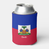 Haitianische Flagge kann kühler & Haitianisches Pa Dosenkühler (Kanne Vorderseite)