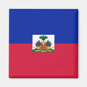 Haitianische Flagge Magnet (Vorne)