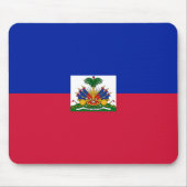Haitianische Flagge Mousepad (Vorne)