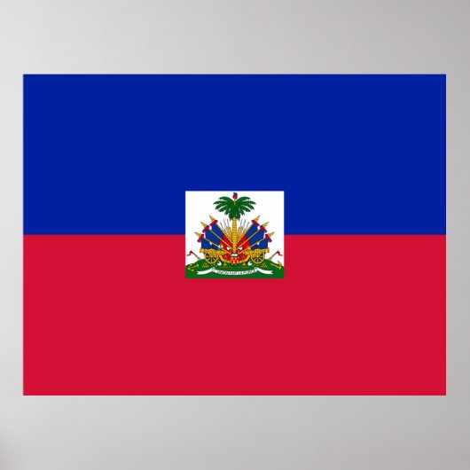 Haitianische Flagge Poster (Vorne)
