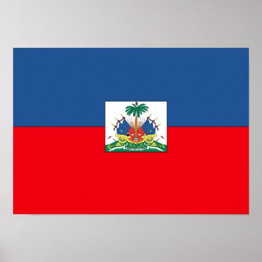 Haitianische Flagge Poster (Vorne)