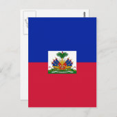 Haitianische Flagge Postkarte (Vorne/Hinten)