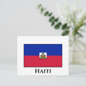Haitianische Flagge Postkarte (Stehend Vorderseite)