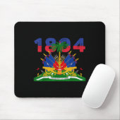 Haitianische Flagge Pride 1804 Unabhängigkeitstag  Mousepad (Mit Mouse)