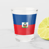 Haitianische Flagge Schnapsglas (Vorderseite)