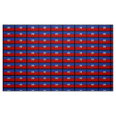 Haitianische Flagge Stoff (Fat Quarter (45,7 x 55,9 cm))