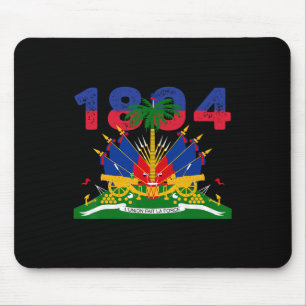 Haitianische Flagge Stolz 1804 Unabhängigkeitstag Mousepad