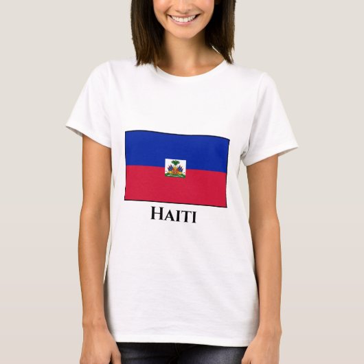 Haitianische Flagge T-Shirt (Vorderseite)