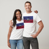 Haitianische Flagge T-Shirt (Unisex)
