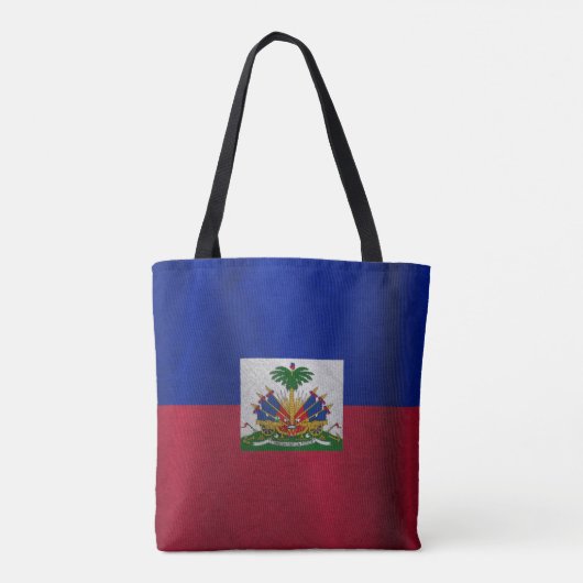 Haitianische Flagge Tasche (Rückseite)