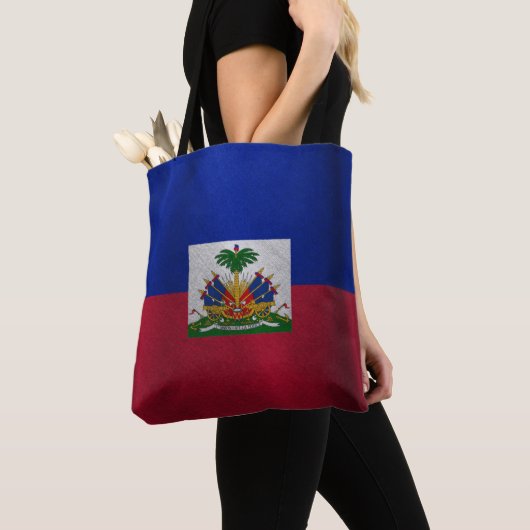 Haitianische Flagge Tasche (Von Nahem)