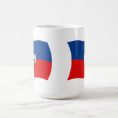 Haitianische Flagge Tasse (Mittel)