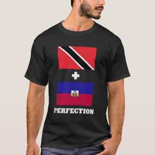 Haitianische Flagge Trinidad und Tobago Perfektion T-Shirt