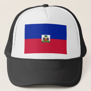 Haitianische Flagge Truckerkappe