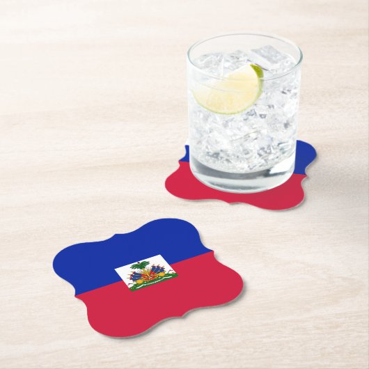 Haitianische Flagge Untersetzer (Vor Ort)