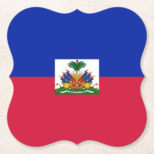 Haitianische Flagge Untersetzer (Vorderseite)