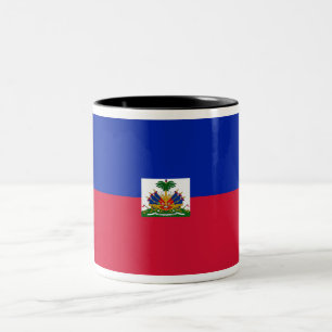 Haitianische Flagge Zweifarbige Tasse