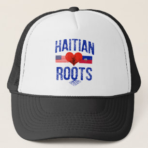 Haitianische Flaggenentwürfe Truckerkappe