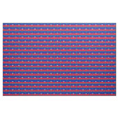 Haitianische Flaggenfabrik /trendy fashion Stoff (Fat Quarter (45,7 x 55,9 cm))