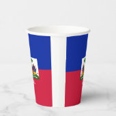 Haitianische Flaggenpapiertassen & Haitianisches P Pappbecher (Rechts)
