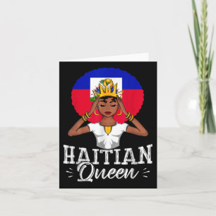 Haitianische Königin Afrozentric Melanin Kronensto Karte