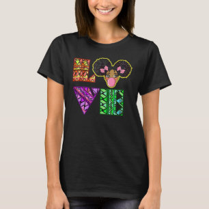 Haitianische Liebe Flag Proud Girl Princess Queen T-Shirt