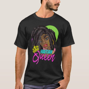 Haitianische Liebe Flag Proud Prinzessin Königin T-Shirt