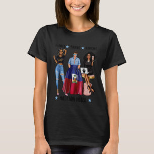 Haitianische Nichte aus Haiti Furchtlose Schwarze T-Shirt