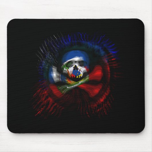 Haitianische Piraten-Flagge Mousepad (Vorne)