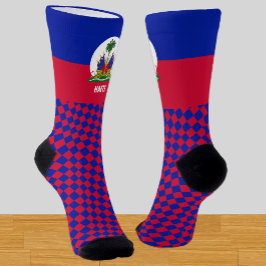 Haitianische Socken, Haitianische Flagge Mode / Sp Socken