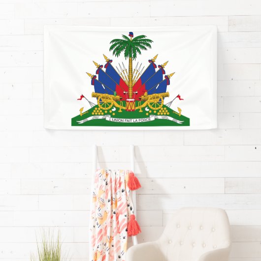 Haitianische Wappen (Haiti) Banner (Insitu)