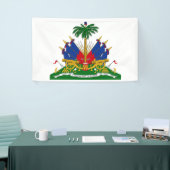 Haitianische Wappen (Haiti) Banner (Messeveranstaltung)