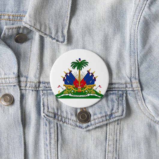 Haitianische Wappen (Haiti) Button (Beispiel)
