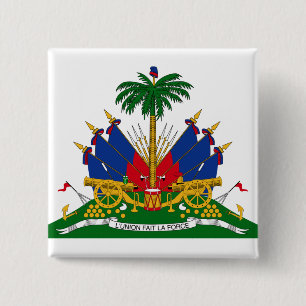 Haitianische Wappen (Haiti) Button