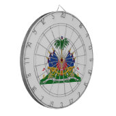 Haitianische Wappen (Haiti) Dartscheibe (Vorderseite Links)