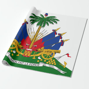 Haitianische Wappen (Haiti) Geschenkpapier