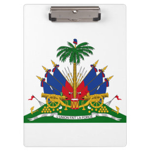 Haitianische Wappen (Haiti) Klemmbrett