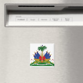 Haitianische Wappen (Haiti) Magnet (In Situ (Geschirrspüler))