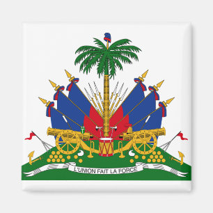 Haitianische Wappen (Haiti) Magnet