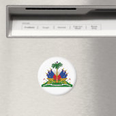 Haitianische Wappen (Haiti) Magnet (In Situ (Geschirrspüler))