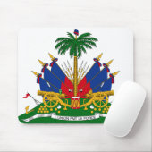 Haitianische Wappen (Haiti) Mousepad (Mit Mouse)