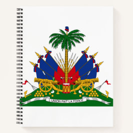 Haitianische Wappen (Haiti) Notizblock