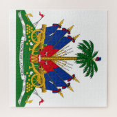 Haitianische Wappen (Haiti) Puzzle (Horizontal)