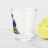 Haitianische Wappen (Haiti) Schnapsglas (Rechts)