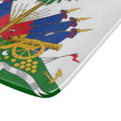 Haitianische Wappen (Haiti) Schneidebrett (Ecke)