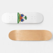 Haitianische Wappen (Haiti) Skateboard (Horizontal)
