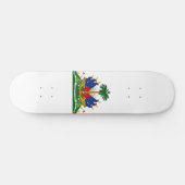 Haitianische Wappen (Haiti) Skateboard (Horizontal)