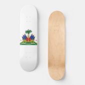 Haitianische Wappen (Haiti) Skateboard (Vorderseite)